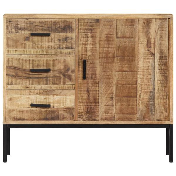 vidaXL Ντουλάπι με Συρτάρια 88 x 30 x 71 εκ. από Μασίφ Ξύλο Μάνγκο