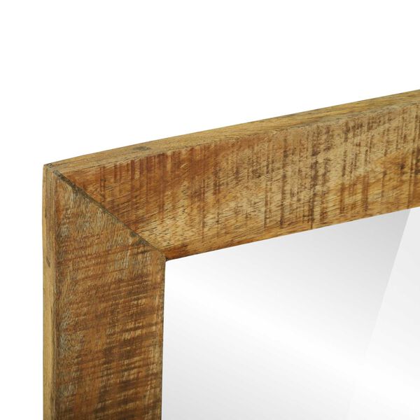 vidaXL Καθρέφτης Μπάνιου Καφέ 50 x 22 x 70 εκ Στερεό άγριο ξύλο μάνγκο
