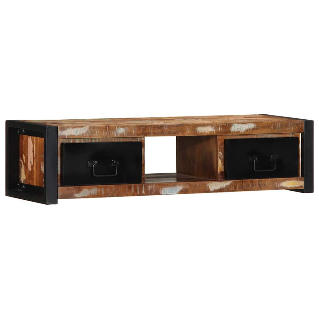 ντουλάπι τηλεόρασης vidaXL 100x30x25 cm από μασίφ ξύλο αναγεννημένο