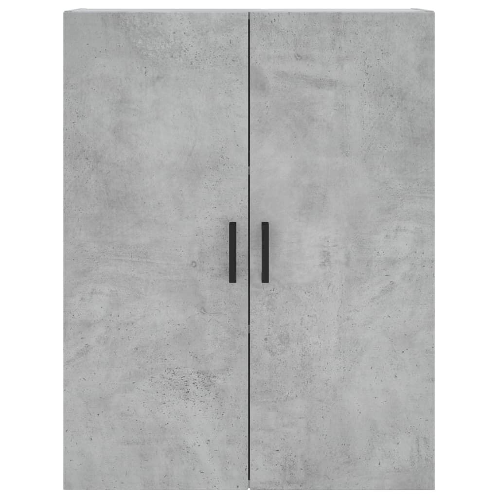 vidaXL Ντουλάπι Γκρι Σκυροδέματος 69,5x34x180 εκ. Επεξεργασμένο Ξύλο