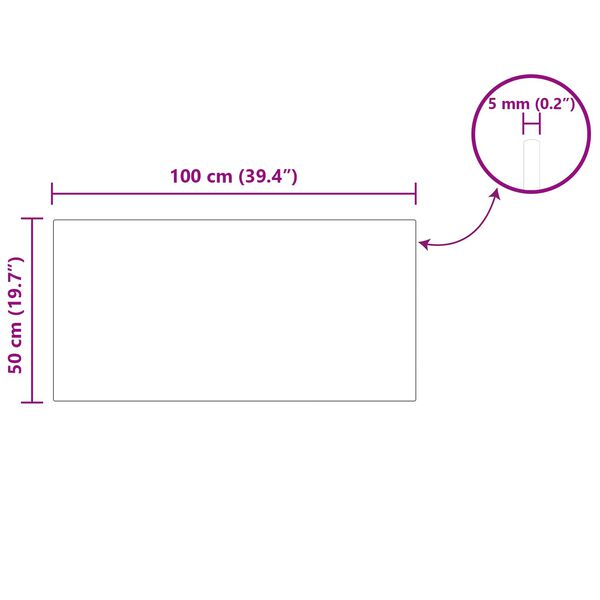vidaXL &Kappa;&alpha;&pi;ά&kappa;&iota; &tau;&rho;&alpha;&pi;&epsilon;&zeta;&iota;&omicron;ύ 4 pcs &Mu;&alpha;ύ&rho;&omicron; &Gamma;&upsilon;&alpha;&lambda;ί
