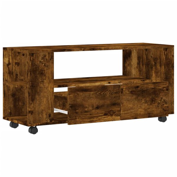 vidaXL Έπιπλο Τηλεόρασης Καπνιστή Δρυς 102x34,5x43 εκ. Επεξ. Ξύλο