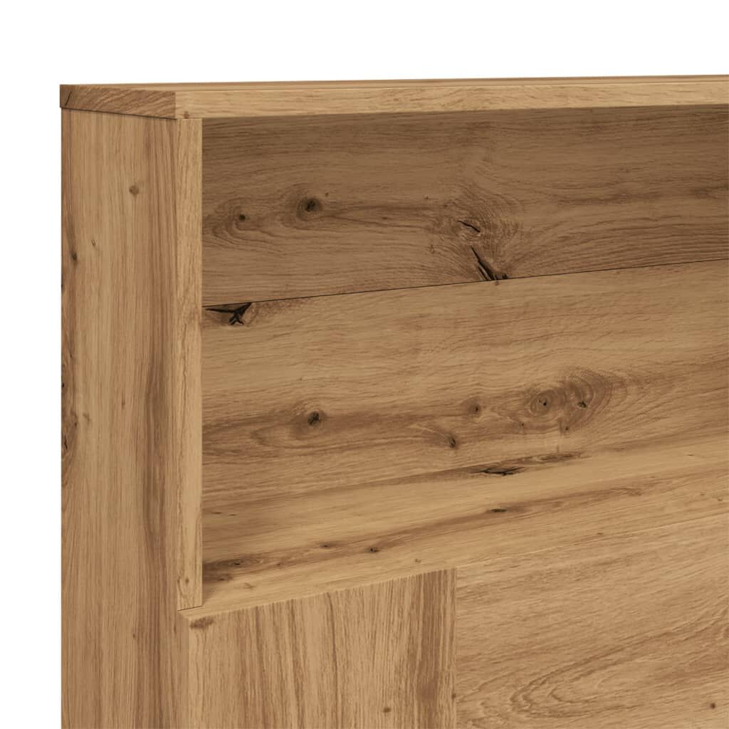 vidaXL Κεφαλάρι Με Αποθηκευτικό Χώρο 200x19x103,5 εκ. Επεξ. Ξύλο