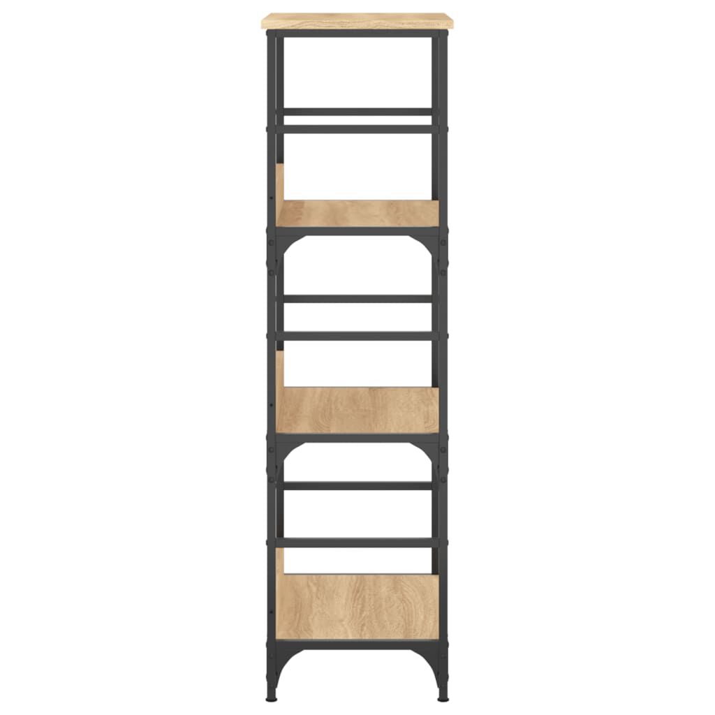 vidaXL Βιβλιοθήκη Sonoma Δρυς 50x33x117,5 εκ. Επεξεργασμένο Ξύλο