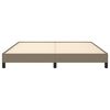 vidaXL Σκελετός Κρεβατιού Χωρίς Στρώμα Taupe 160x200 εκ. Υφασμάτινο
