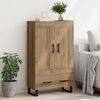 vidaXL Highboard Artisan Oak 69,5 x 31 x 115 &epsilon;&kappa;. &Epsilon;&pi;&epsilon;&xi;&epsilon;&rho;&gamma;&alpha;&sigma;&mu;έ&nu;&omicron; &xi;ύ&lambda;&omicron;