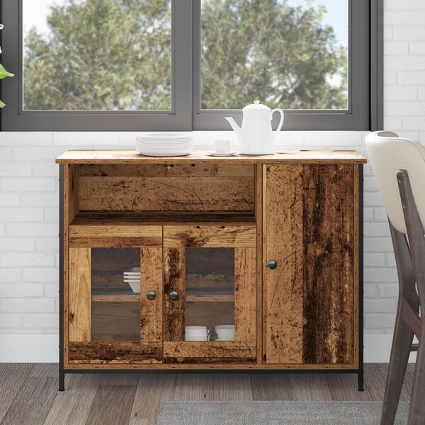 vidaXL Μπουφέ Παλιού Ξύλου 100x35x75 εκ. Επεξεργασμένου Ξύλου