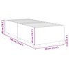 vidaXL Πλαίσιο Κρεβατιού Μπλε 90 x 190 εκ. Βελούδινο