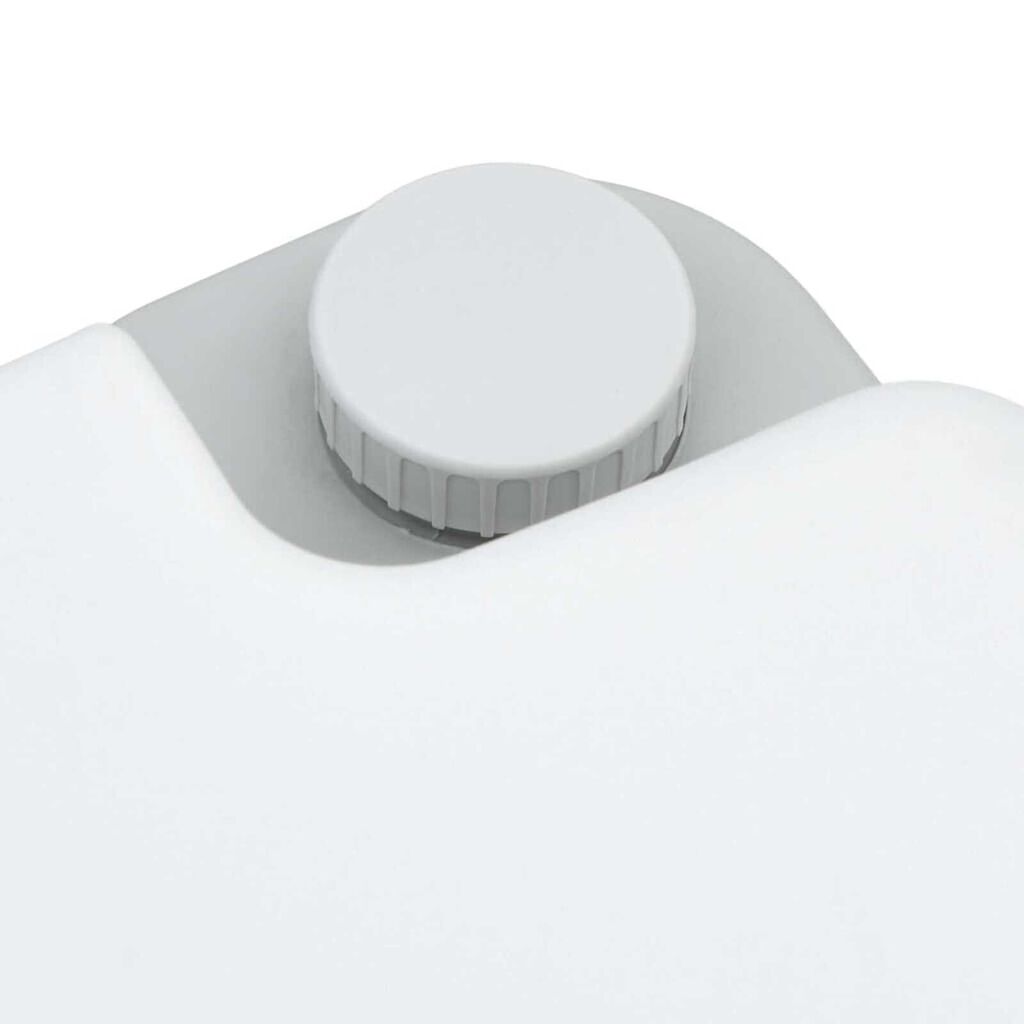 vidaXL Φορητή Τουαλέτα Καμπίνας Γκρι 41.5 x 36.5 x 30 cm