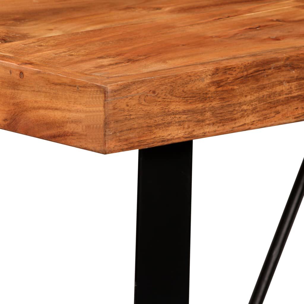 vidaXL Τραπέζι Μπαρ 120 x 60 x 107 εκ. από Μασίφ Ξύλο Ακακίας