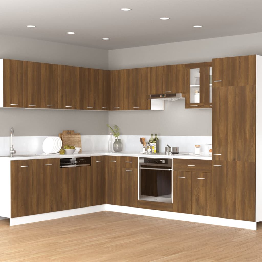 vidaXL Ντουλάπι Κρεμαστό Lyon Καφέ Δρυς 60x31x40εκ. Επεξεργασμένο Ξύλο
