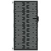 vidaXL &Pi;ύ&lambda;&eta; &Kappa;ή&pi;&omicron;&upsilon; &Mu;&alpha;ύ&rho;&omicron; 85 x 175 cm &Alpha;&tau;&sigma;ά&lambda;&iota; &mu;&epsilon; &Epsilon;&pi;&iota;&kappa;ά&lambda;&upsilon;&psi;&eta; &Pi;&omicron;ύ&delta;&rho;&alpha;&sigmaf;