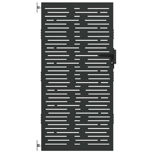 vidaXL &Pi;ύ&lambda;&eta; &Kappa;ή&pi;&omicron;&upsilon; &Mu;&alpha;ύ&rho;&omicron; 85 x 175 cm &Alpha;&tau;&sigma;ά&lambda;&iota; &mu;&epsilon; &Epsilon;&pi;&iota;&kappa;ά&lambda;&upsilon;&psi;&eta; &Pi;&omicron;ύ&delta;&rho;&alpha;&sigmaf;
