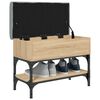 vidaXL Παπουτσοθήκη Sonoma Δρυς 62x32x45 εκ. από Επεξεργασμένο Ξύλο