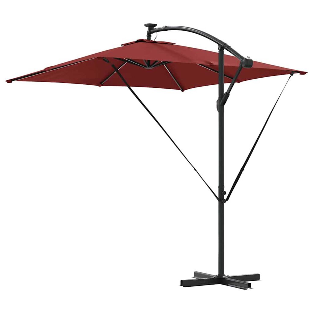vidaXL Ομπρέλα Cantilever Banana Τερακότα 249 x 249 x 250 εκ.