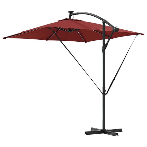 vidaXL Ομπρέλα Cantilever Banana Τερακότα 249 x 249 x 250 εκ.