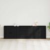 vidaXL Μπουφές Μαύρη δρυς 240 x 33 x 70 εκ. Επεξεργασμένο ξύλο