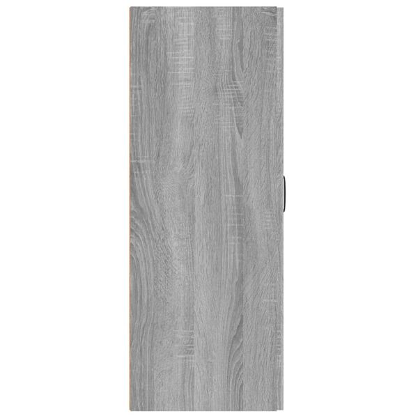 vidaXL Ντουλάπι Κρεμαστό Γκρι sonoma 69,5x34x90 εκ. Επεξεργασμένο Ξύλο