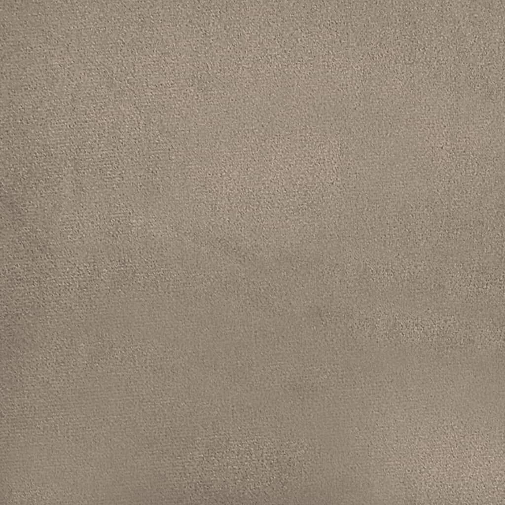 vidaXL Καναπές Τριθέσιος Taupe 180 εκ. Ύφασμα Μακροϊνών