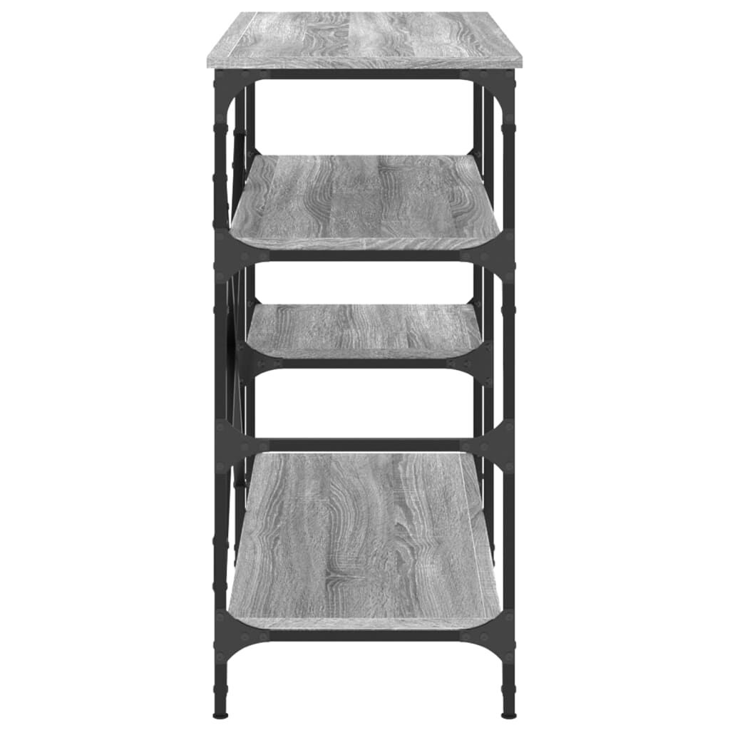 vidaXL Ραφιέρα Κουζίνας Γκρι Sonoma 90x40x84 εκ. Επεξ. Ξύλο/Μέταλλο