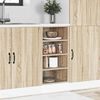vidaXL Ντουλάπι "Riga" Sonoma Δρυς 40x44,5x81,5 εκ. από Τεχνητό Ξύλο