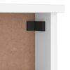 vidaXL Επίτοιχη κρεμάστρα παλτών SANDNES Λευκό 87x12x35 εκ. Πεύκο ξύλο