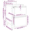 vidaXL Ντουλάπια Κουζίνας Επαγγελματικά 2 τεμ. 50x60x96 εκ. από Ανοξείδωτο Ατσάλι