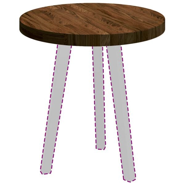 vidaXL &Kappa;&alpha;&pi;ά&kappa;&iota; &tau;&rho;&alpha;&pi;&epsilon;&zeta;&iota;&omicron;ύ &Alpha;&nu;&omicron;&iota;&chi;&tau;ό &kappa;&alpha;&phi;έ &Oslash; 50 x 4 cm &Sigma;&tau;&epsilon;&rho;&epsilon;ό &Xi;ύ&lambda;&omicron; &Delta;&rho;&upsilon;ό&sigmaf;