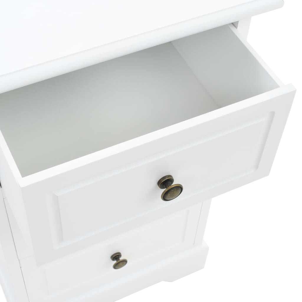 vidaXL Κομοδίνο 35 x 32 x 59 εκ. από MDF και Ξύλο Πεύκου
