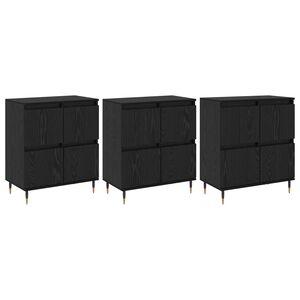 vidaXL &Nu;&tau;&omicron;&upsilon;&lambda;ά&pi;&iota; &alpha;&pi;&omicron;&theta;ή&kappa;&epsilon;&upsilon;&sigma;&eta;&sigmaf; 3 &tau;&mu;&chi;. &Mu;&alpha;ύ&rho;&eta; &Omicron;&xi;&upsilon;ά 60 x 35 x 70 cm