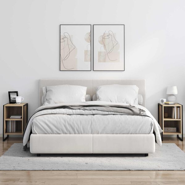 vidaXL Κομοδίνο Σονόμα 39.5 x 30 x 50 εκ Επεξεργασμένο ξύλο