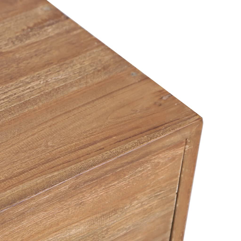 vidaXL Κομοδίνο 40 x 35 x 55 εκ. από Μασίφ Ξύλο Teak