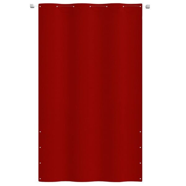 vidaXL Διαχωριστικό Βεράντας Κόκκινο 140 x 240 εκ. Ύφασμα Oxford