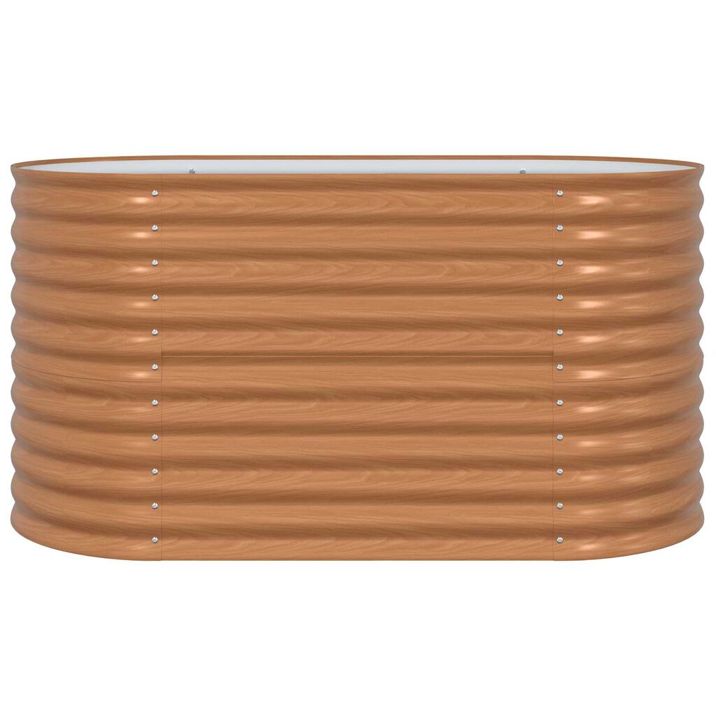 vidaXL Ανακτημένος Κήπος Καφέ με Όψη Ξύλου 160x80x81 cm Χάλυβας