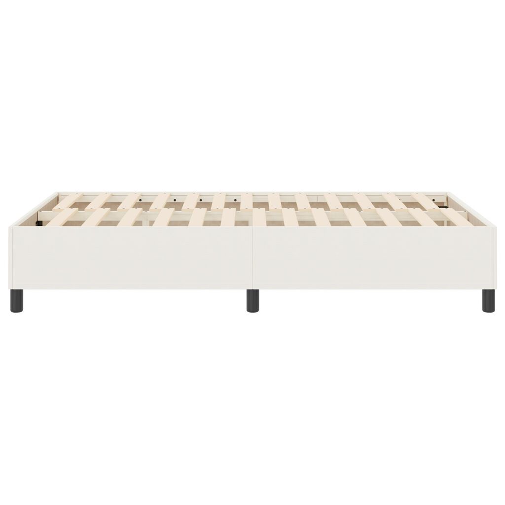 vidaXL Κρεβάτι Box Spring Κρεμ 120x200 εκ από κορντούρα