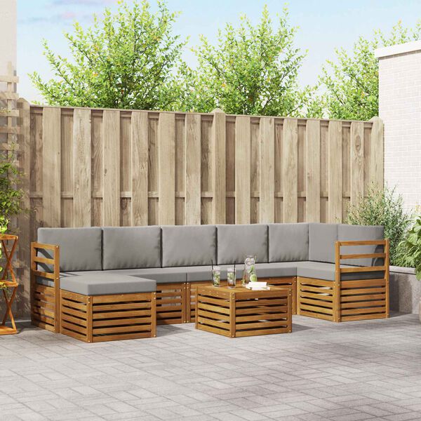 vidaXL &Sigma;&alpha;&lambda;&omicron;&nu;ά&kappa;&iota; &Gamma;&omega;&nu;&iota;&alpha;&kappa;&omicron;ύ &Kappa;&alpha;&nu;&alpha;&pi;έ 8 pcs &Phi;&upsilon;&sigma;&iota;&kappa;ό &kappa;&alpha;&iota; &Alpha;&nu;&omicron;&iota;&chi;&tau;ό &Gamma;&kappa;&rho;&iota;