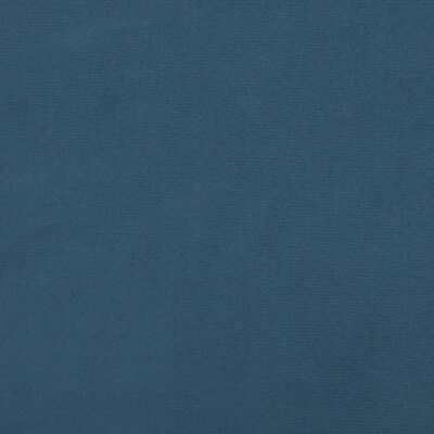 vidaXL Πλαίσιο Κρεβατιού Σκούρο Μπλε 140 x 190 εκ. Βελούδινο