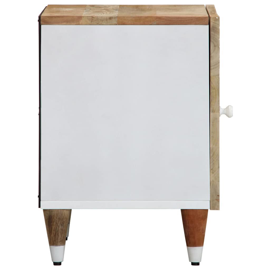 vidaXL Κομοδίνα 2 τεμάχια 40x33,5x46 cm μασίφ ξύλο Mango