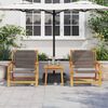 vidaXL Εξωτερικά Έπιπλα 2 pcs Γκρι 78 x 67 x 73εκ. Μασίφ ξύλο ακακίας
