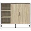 vidaXL Sideboard Sonoma Oak 92x35x76 cm Κατασκευασμένο ξύλο