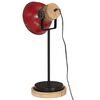 vidaXL Φωτιστικό Γραφείου 25 W Αντικέ Κόκκινο 17x17x50 εκ. Ε27