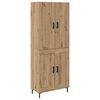 vidaXL Highboard Artisan Oak 69,5 x 34 x 180 &epsilon;&kappa;. &Epsilon;&pi;&epsilon;&xi;&epsilon;&rho;&gamma;&alpha;&sigma;&mu;έ&nu;&omicron; &xi;ύ&lambda;&omicron;
