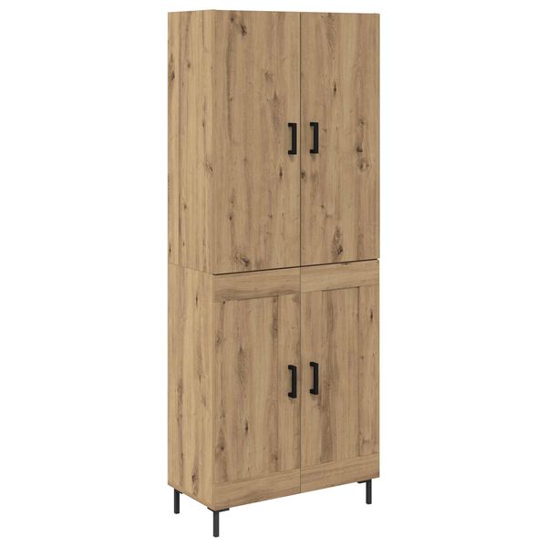 vidaXL Highboard Artisan Oak 69,5 x 34 x 180 &epsilon;&kappa;. &Epsilon;&pi;&epsilon;&xi;&epsilon;&rho;&gamma;&alpha;&sigma;&mu;έ&nu;&omicron; &xi;ύ&lambda;&omicron;
