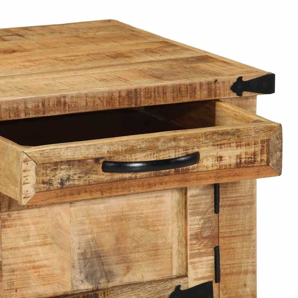 vidaXL Τραπεζάκι Σαλονιού 90x50x40 εκ. Μασίφ Ξύλο Ρουστίκ Μάνγκο
