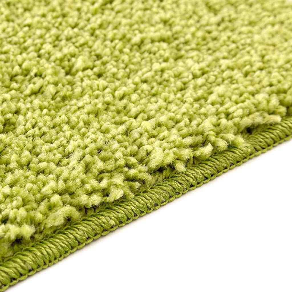 vidaXL Πατάκι μπάνιου 3 pcs Πράσινο 50 x 50 cm Πολυπροπυλένιο