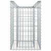 vidaXL &Alpha;&nu;&alpha;&sigma;&eta;&kappa;&omega;&mu;έ&nu;&omicron; &kappa;&rho;&epsilon;&beta;ά&tau;&iota; gabion &Alpha;&sigma;&eta;&mu;ί 50 x 50 x 80 cm