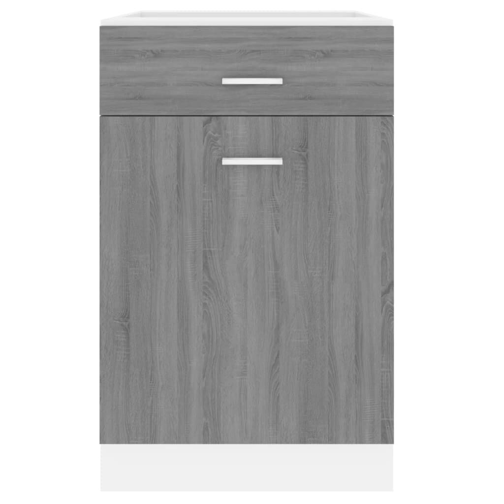 vidaXL Έπιπλο Με Συρτάρι Lyon Γκρι Sonoma 50x46x81,5 εκ. Επεξεργ. Ξύλο
