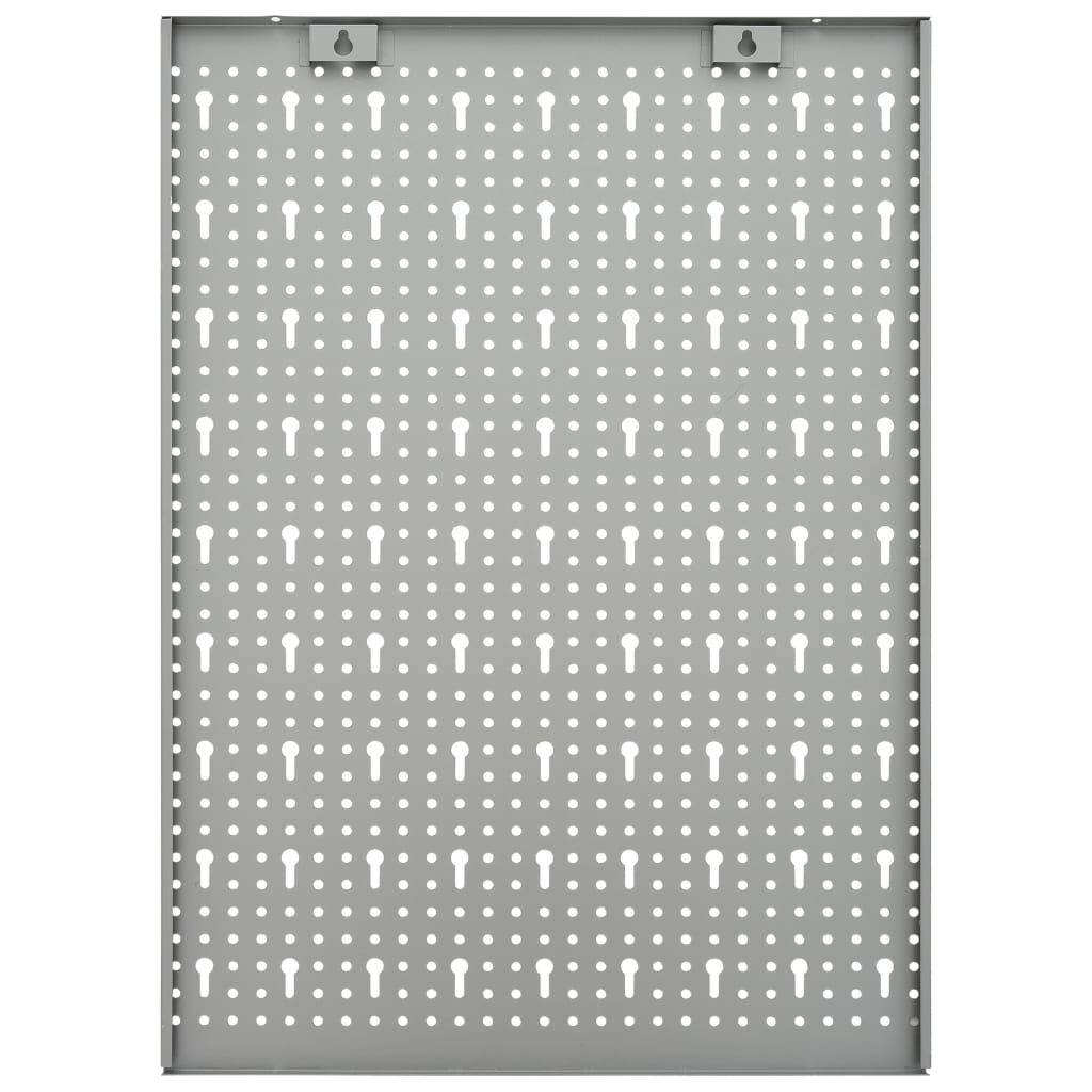vidaXL Πλάτες Εργαλείων Τοίχου Διάτρητες 4 τεμ. 40 x 58 εκ. Ατσάλινες