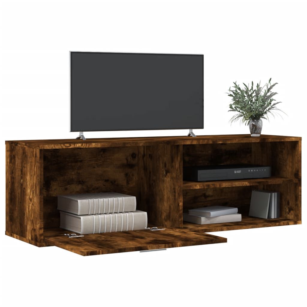 vidaXL Έπιπλο Τηλεόρασης Καπνιστή Δρυς 120x34x37 εκ. Επεξ. Ξύλο