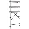 vidaXL Ραφιέρα Πλυντηρίου Γκρι Sonoma 67x25x163 εκ. από Επεξεργ. Ξύλο